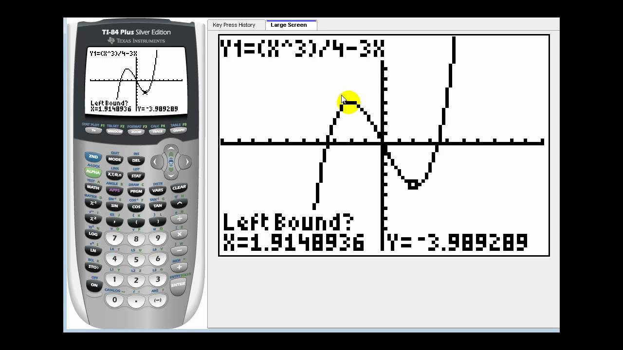 find local minimum calculator