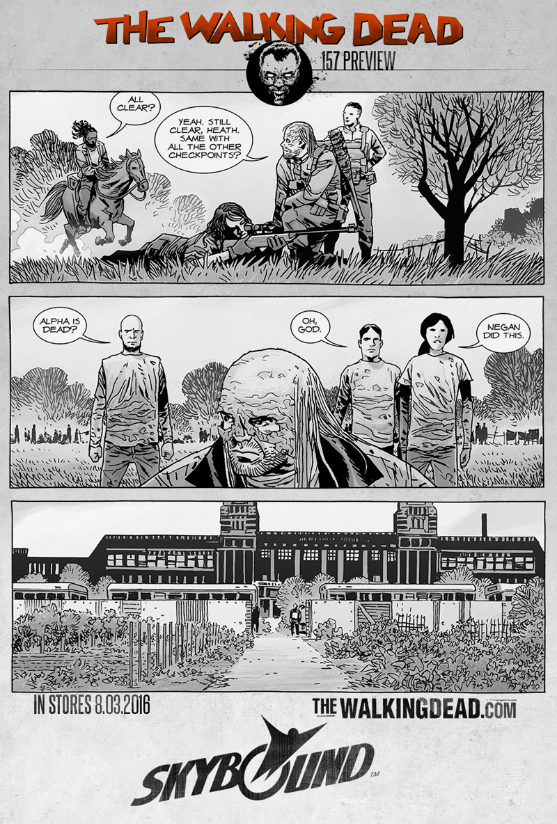 the walking dead comic 157