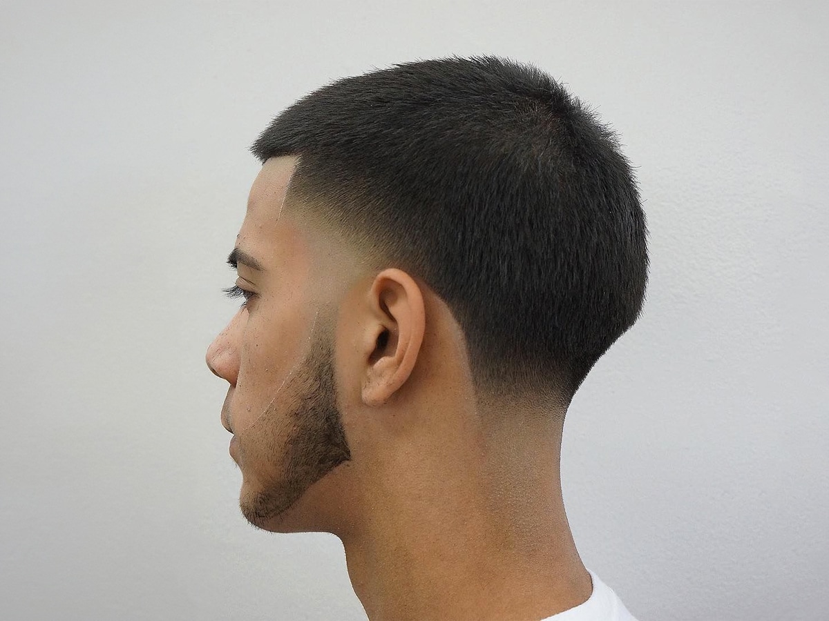 taper fade buzz cut