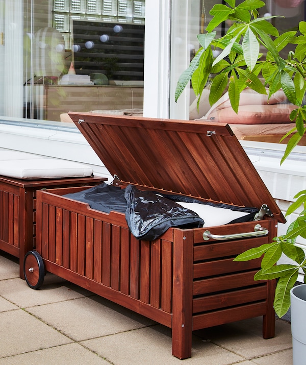 ikea outdoor storage bench