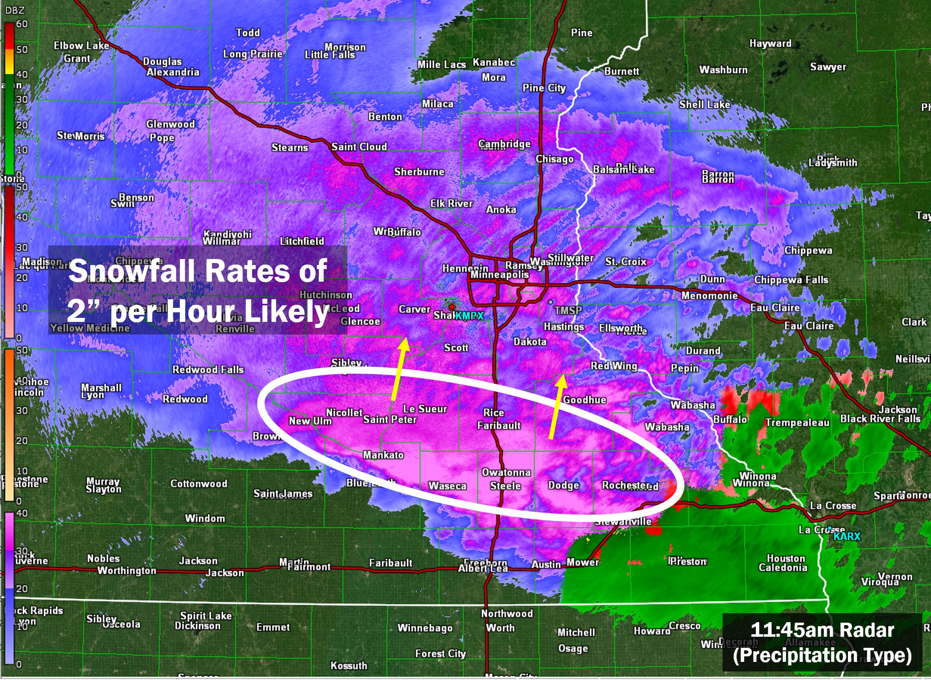 twin cities radar