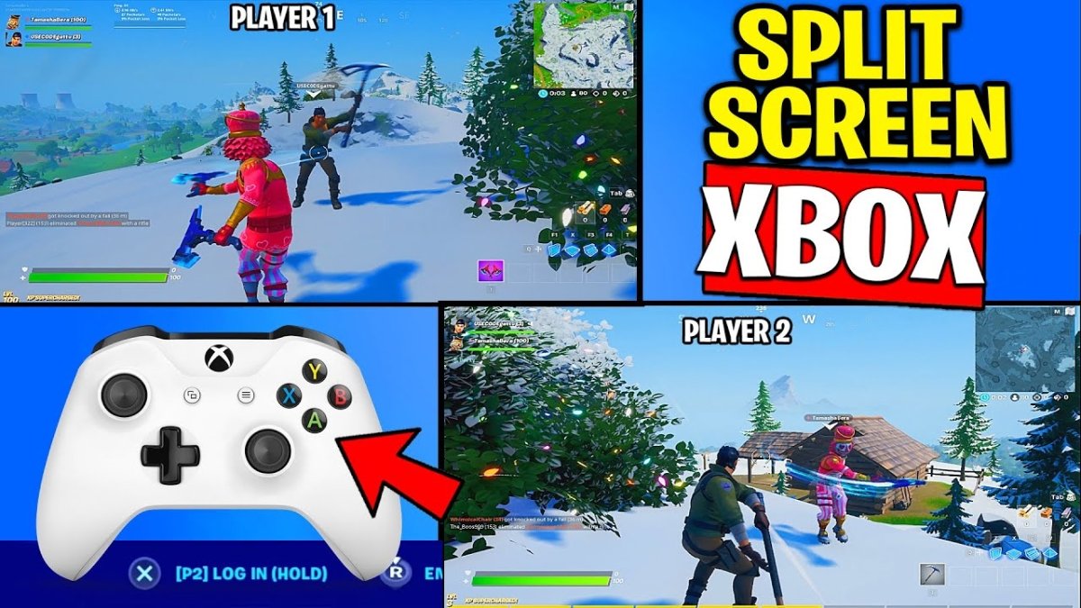 can you play split screen on fortnite