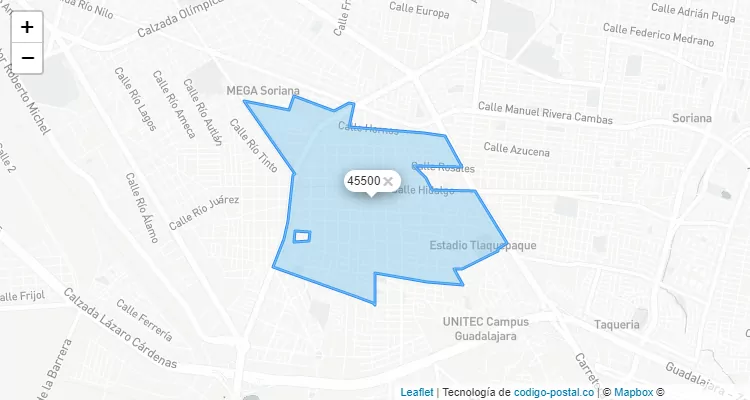 codigo postal de tlaquepaque