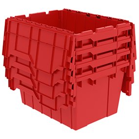 storage totes with attached lids