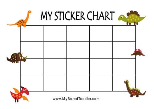 sticker chart printable