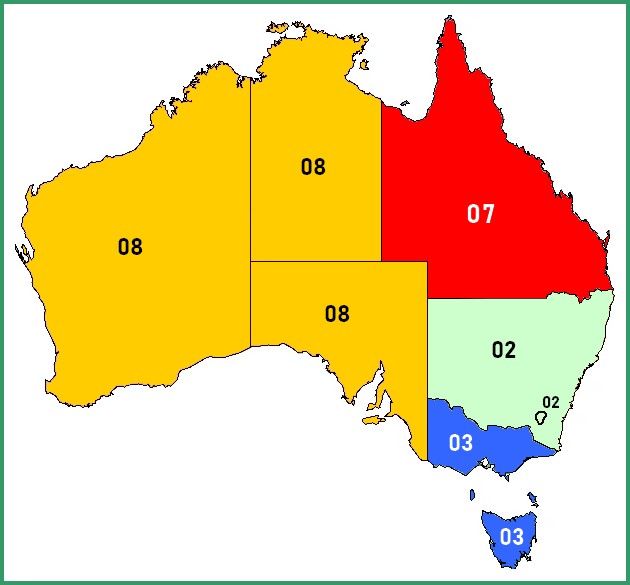 0483 area code australia