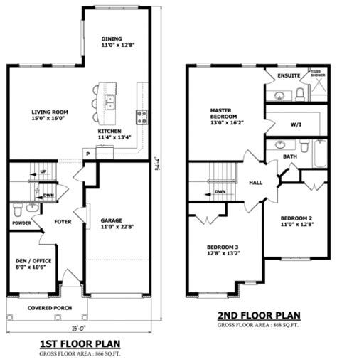 simple 2 storey house plan