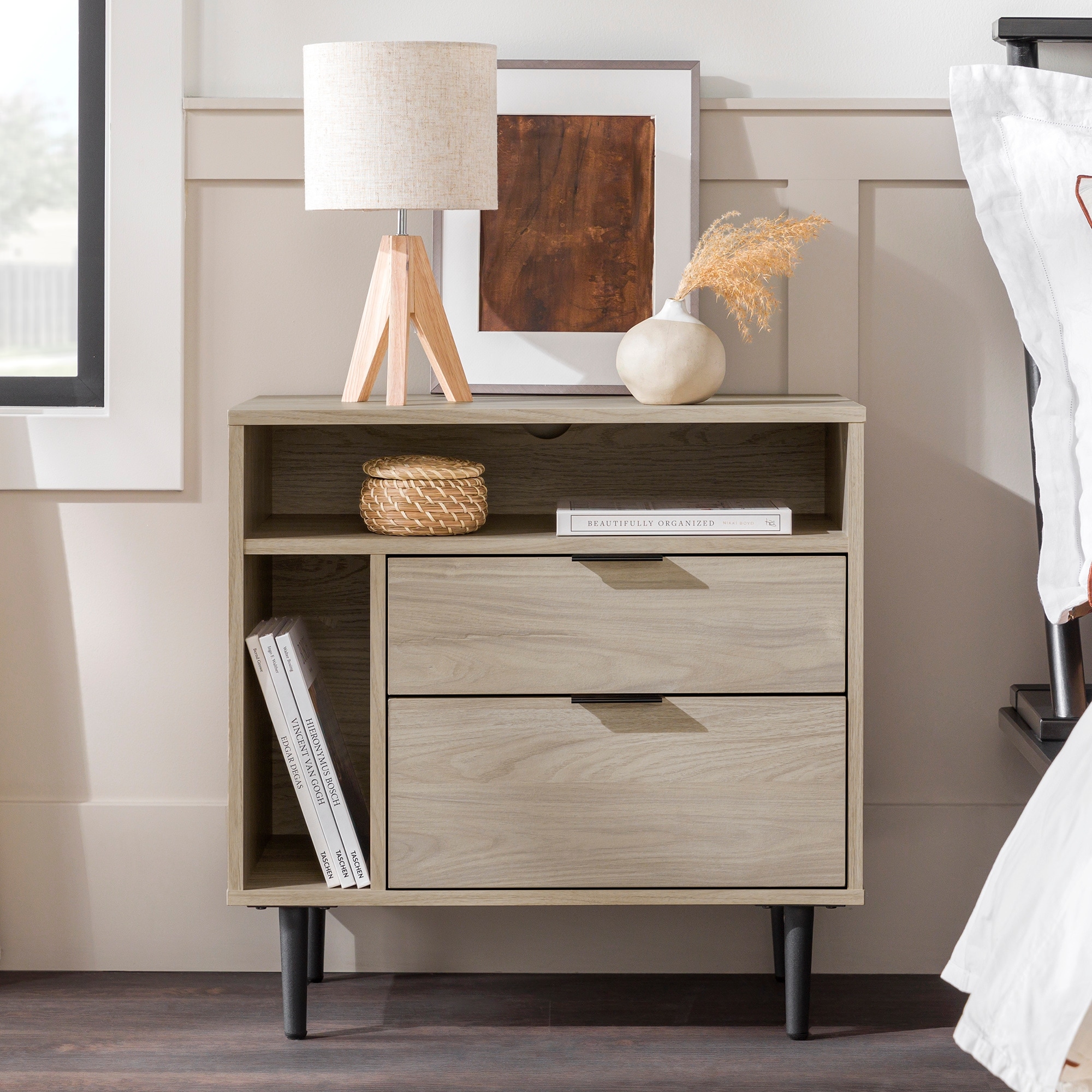 nightstand with storage