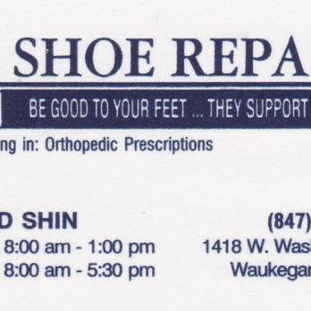 shoe repair in waukegan il