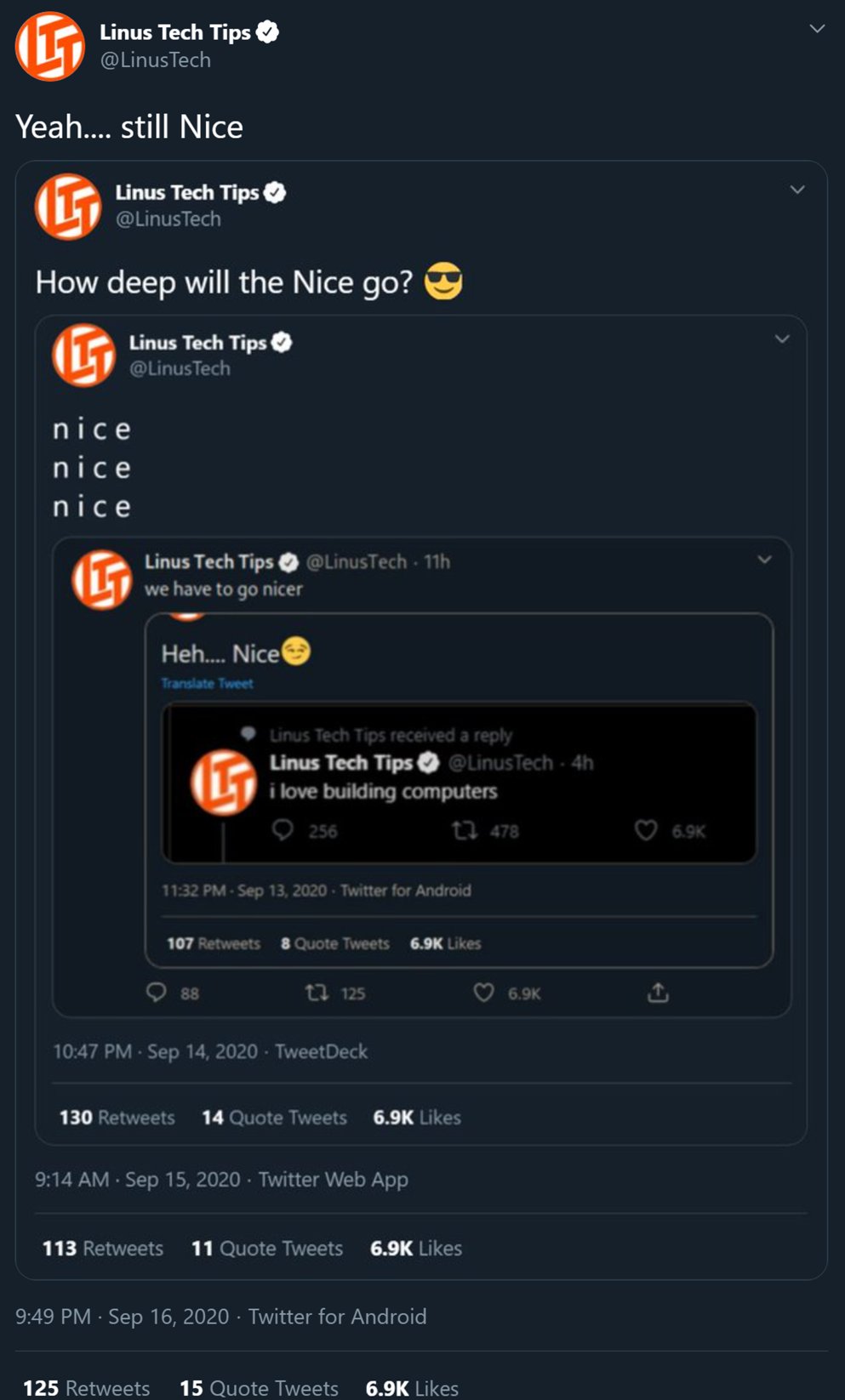 linus twitter