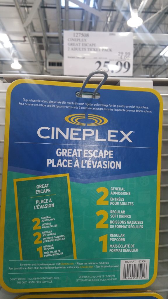 cineplex ticket prices toronto