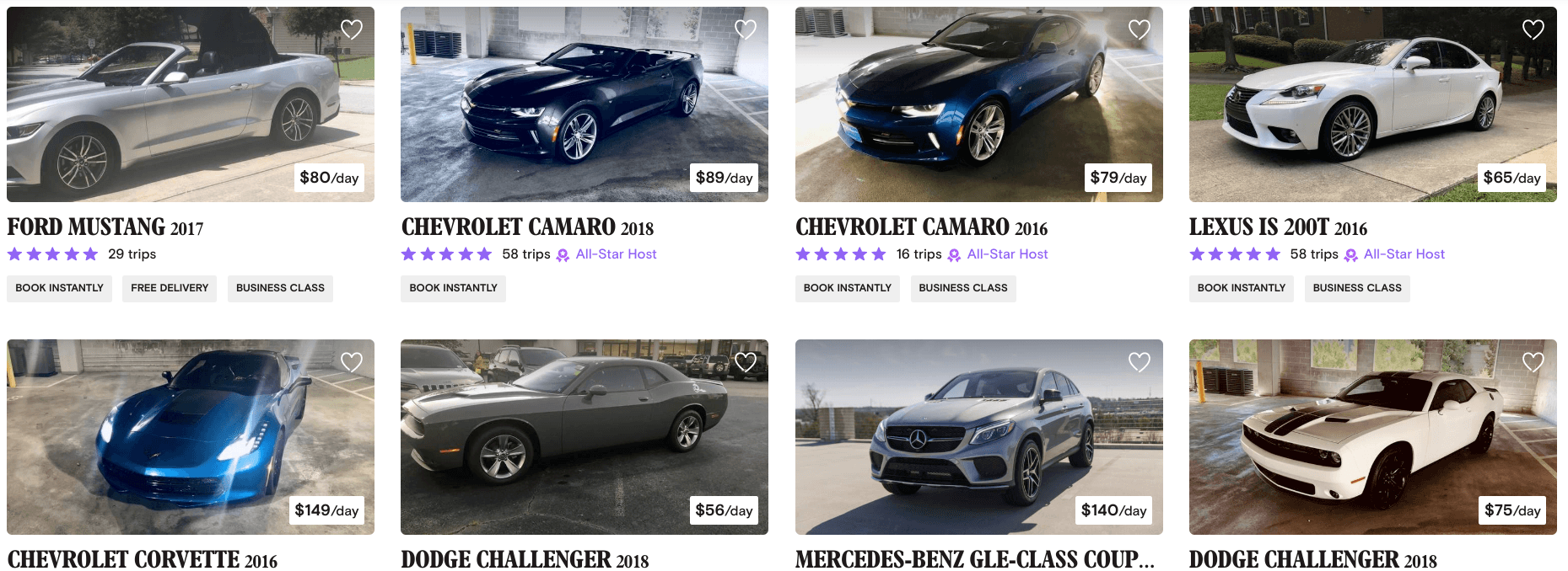 turo car rentals