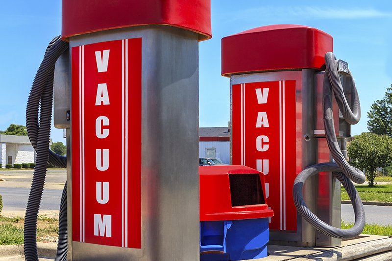 vacuum cleaner gas station