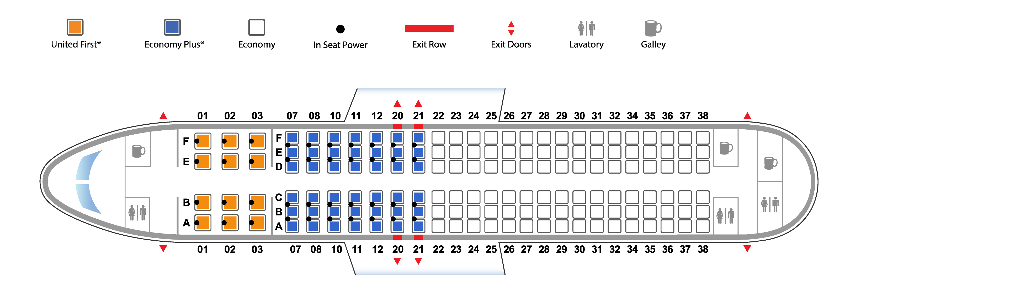 seats on a320