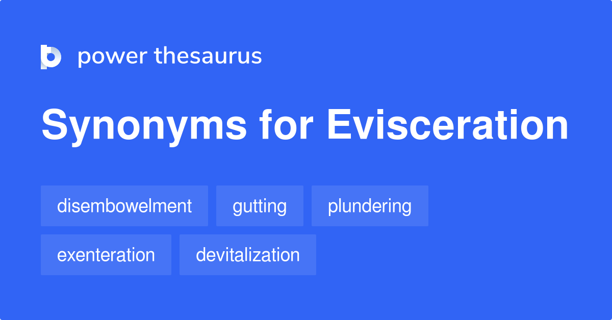 eviscerate synonym