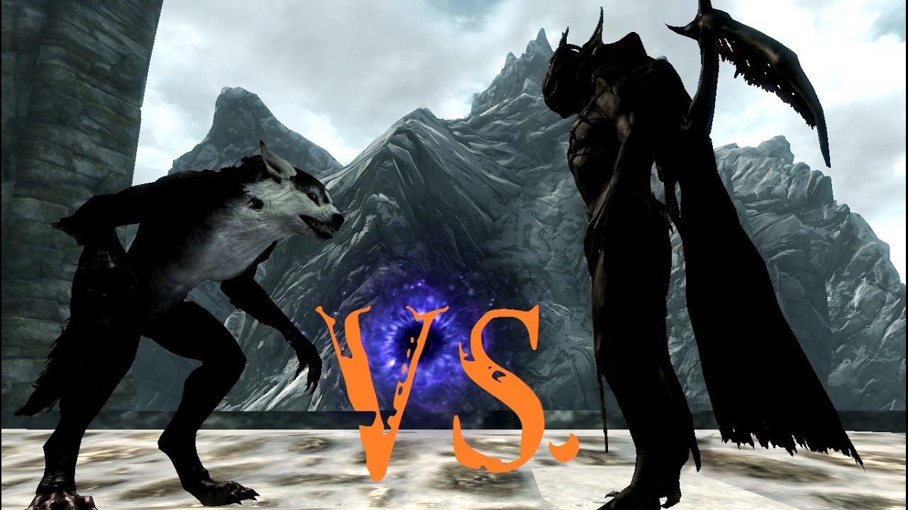 skyrim vampire and werewolf at the same time