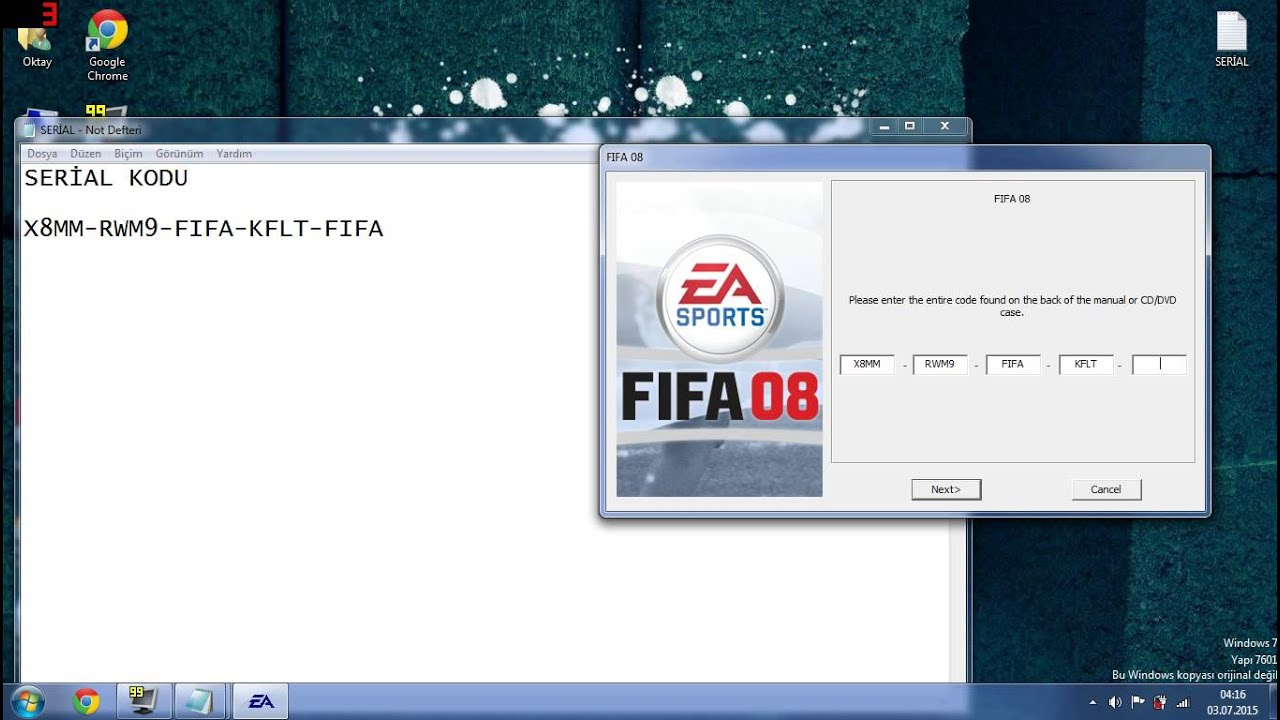 fifa 08 crack nasıl yapılır