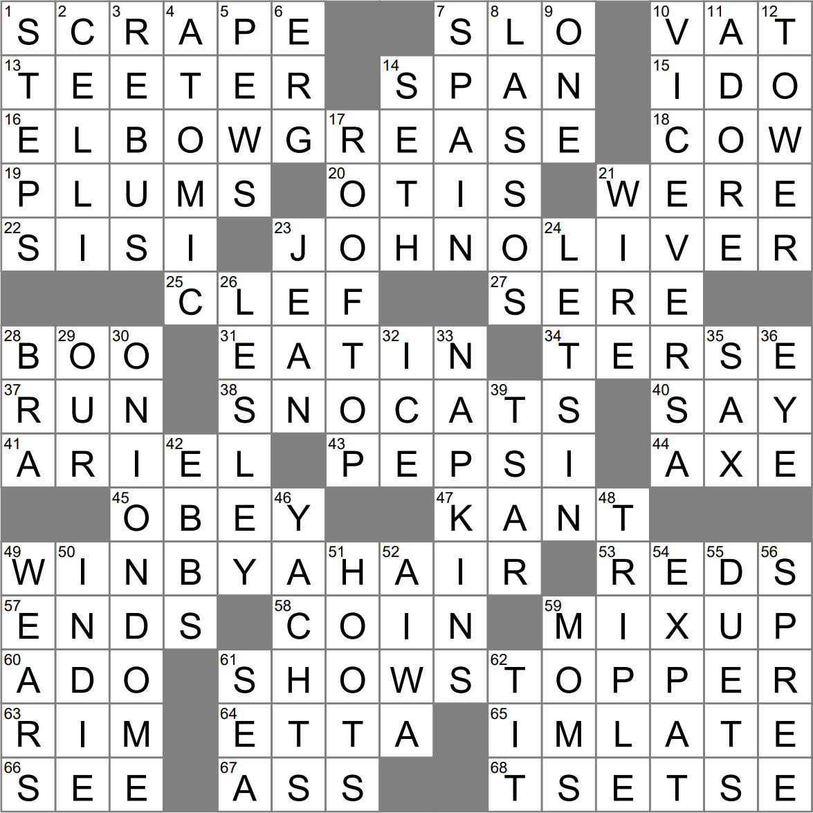 let me love you r&b singer crossword