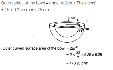 a hemispherical bowl is made of steel