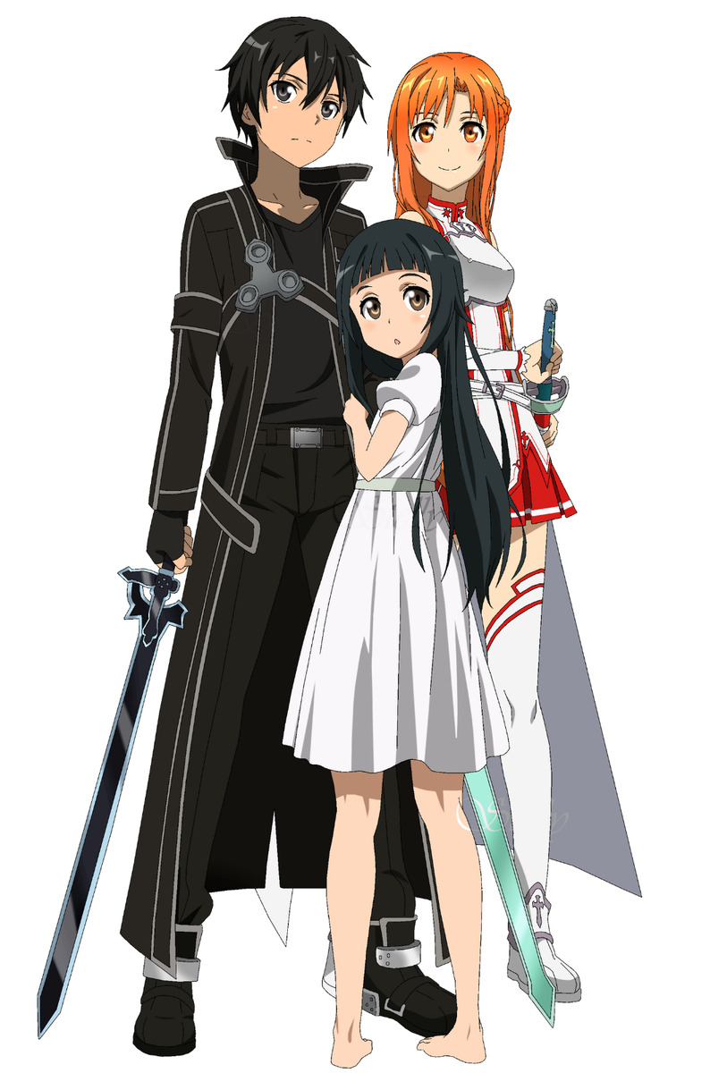 sword art online kirito and asuna