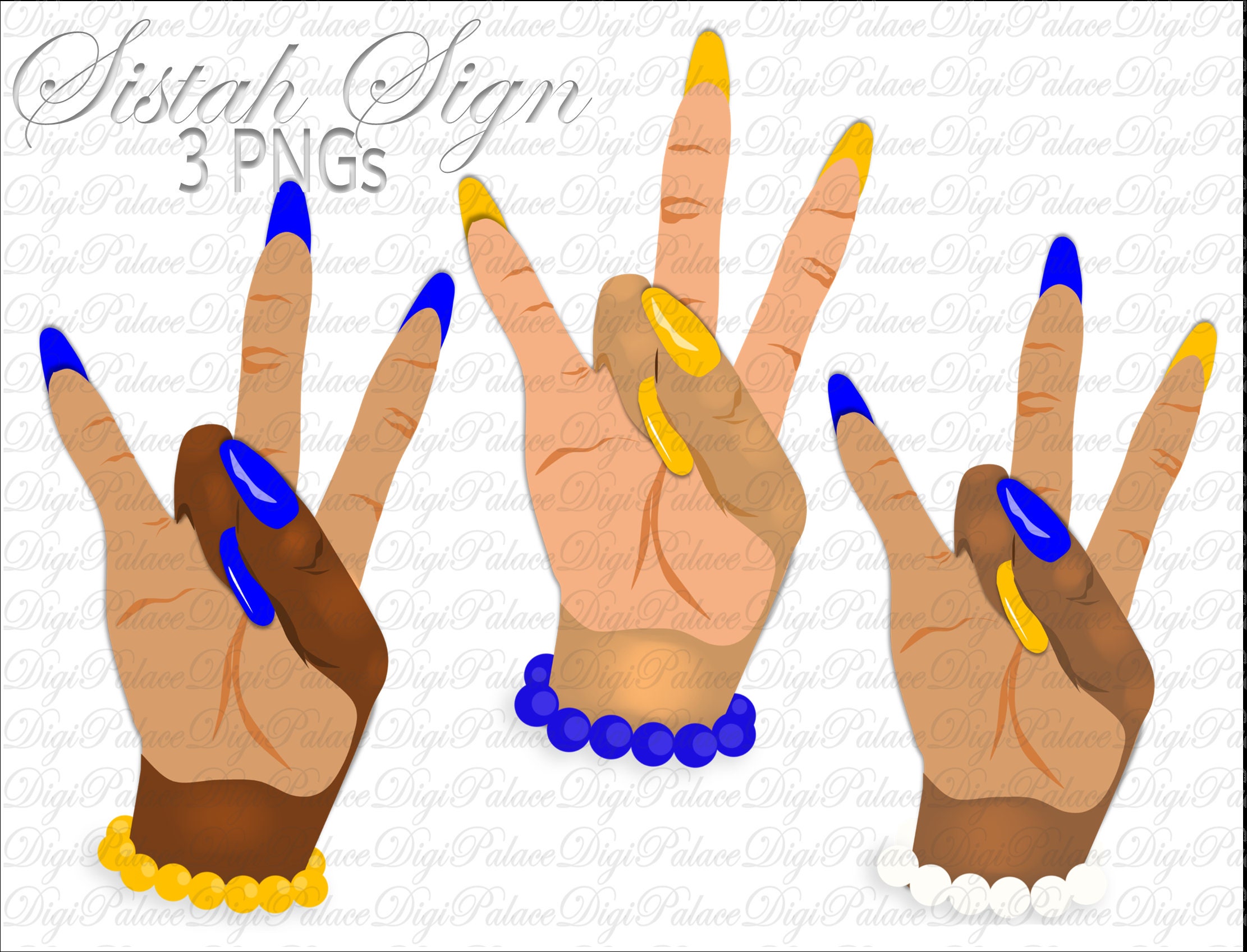 tri sigma hand sign