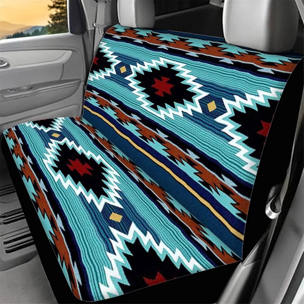 turquoise seat covers