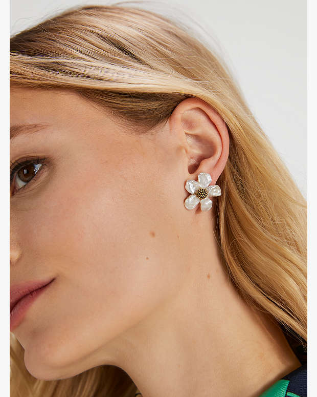 kate spade flower earrings