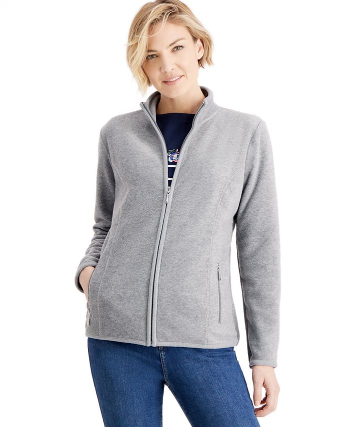 macys fleece jackets womens