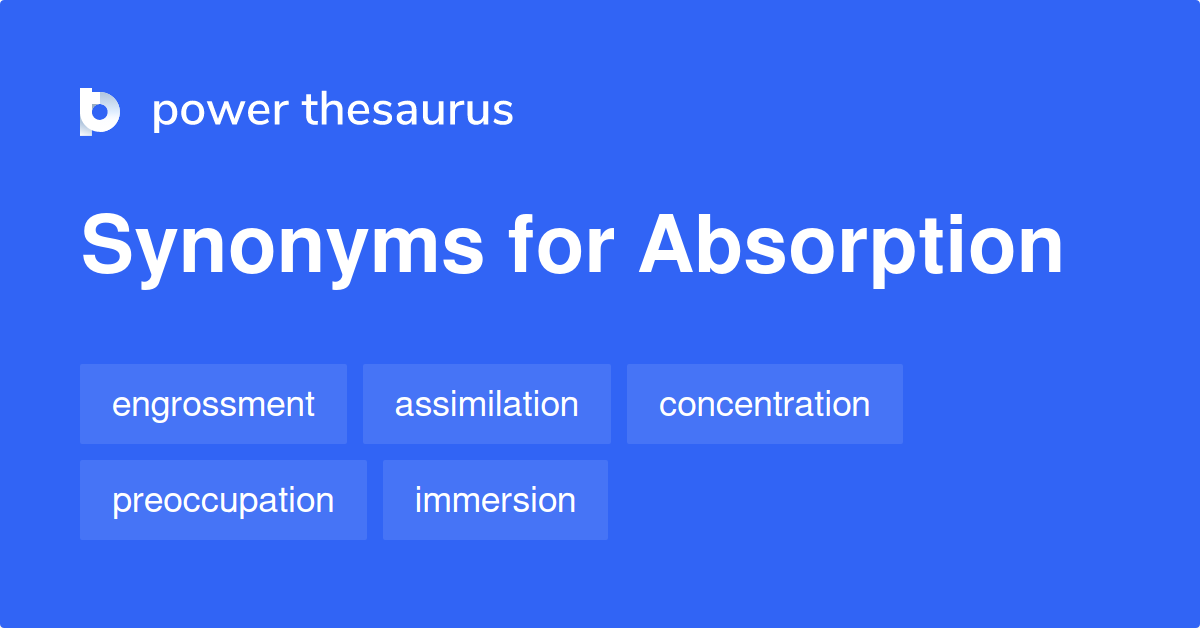 synonym absorption