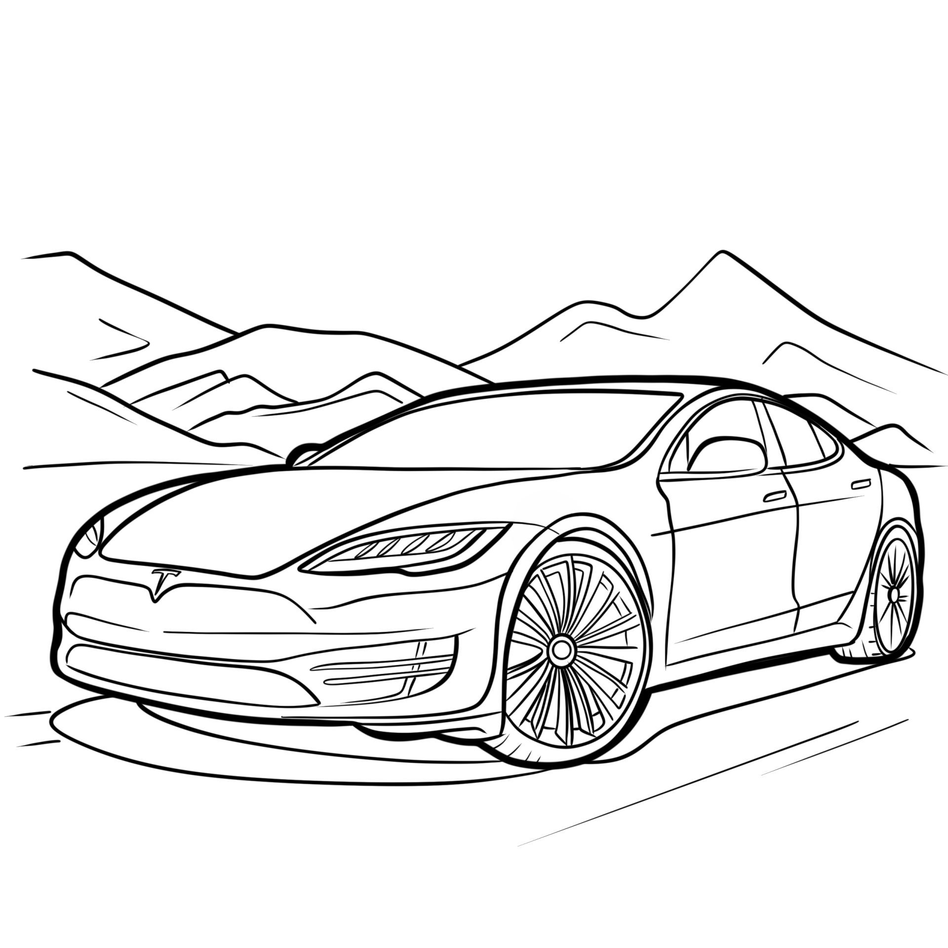 tesla coloring pages