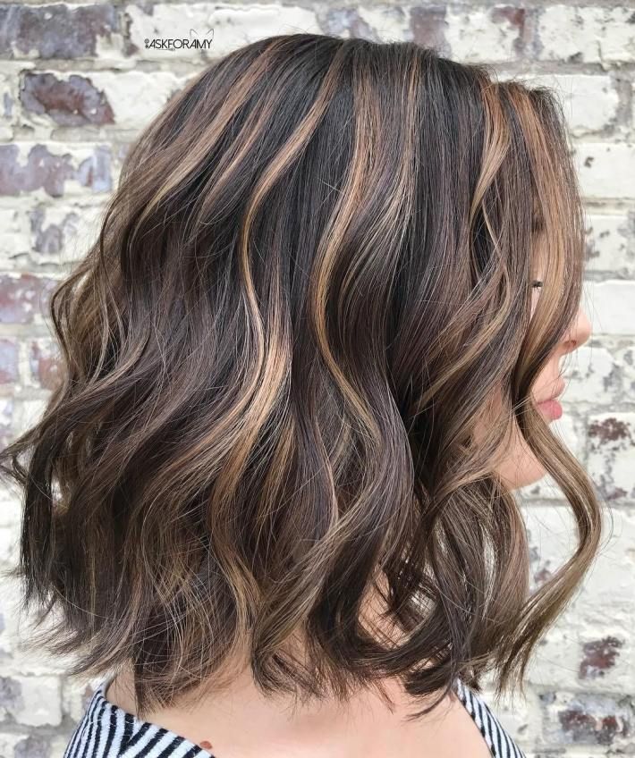 hair highlights ideas for brown hair