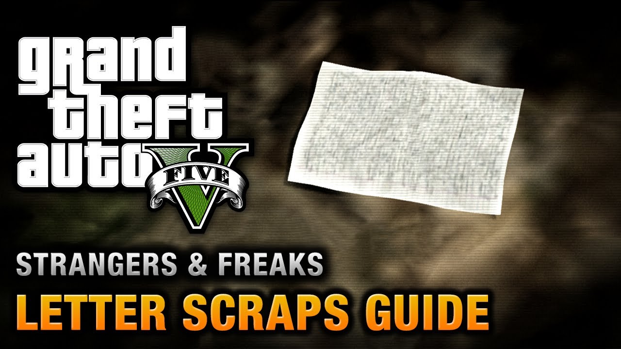 grand theft auto 5 letter scraps