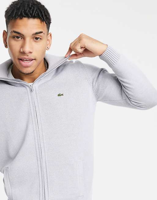 lacoste full zip sweater