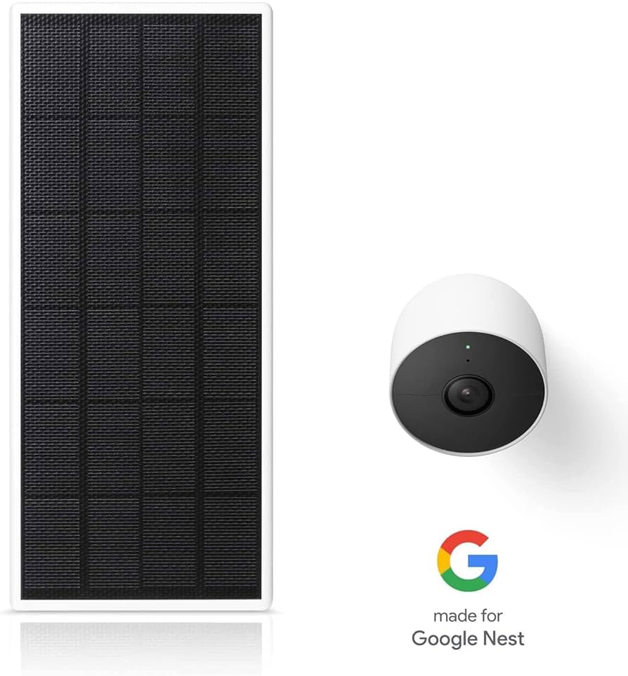 google nest camera solar panel