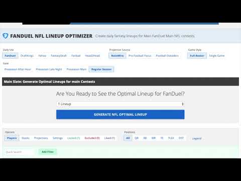 rotowire fanduel nfl