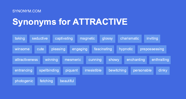 synonyms for attractiveness