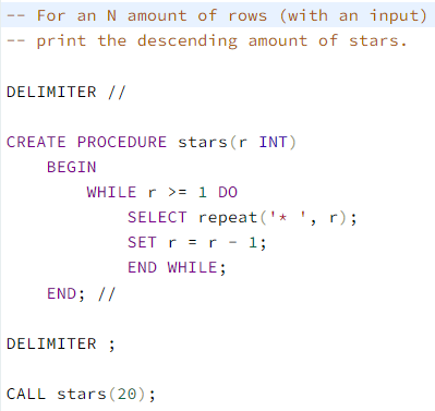 draw the triangle 1 hackerrank solution