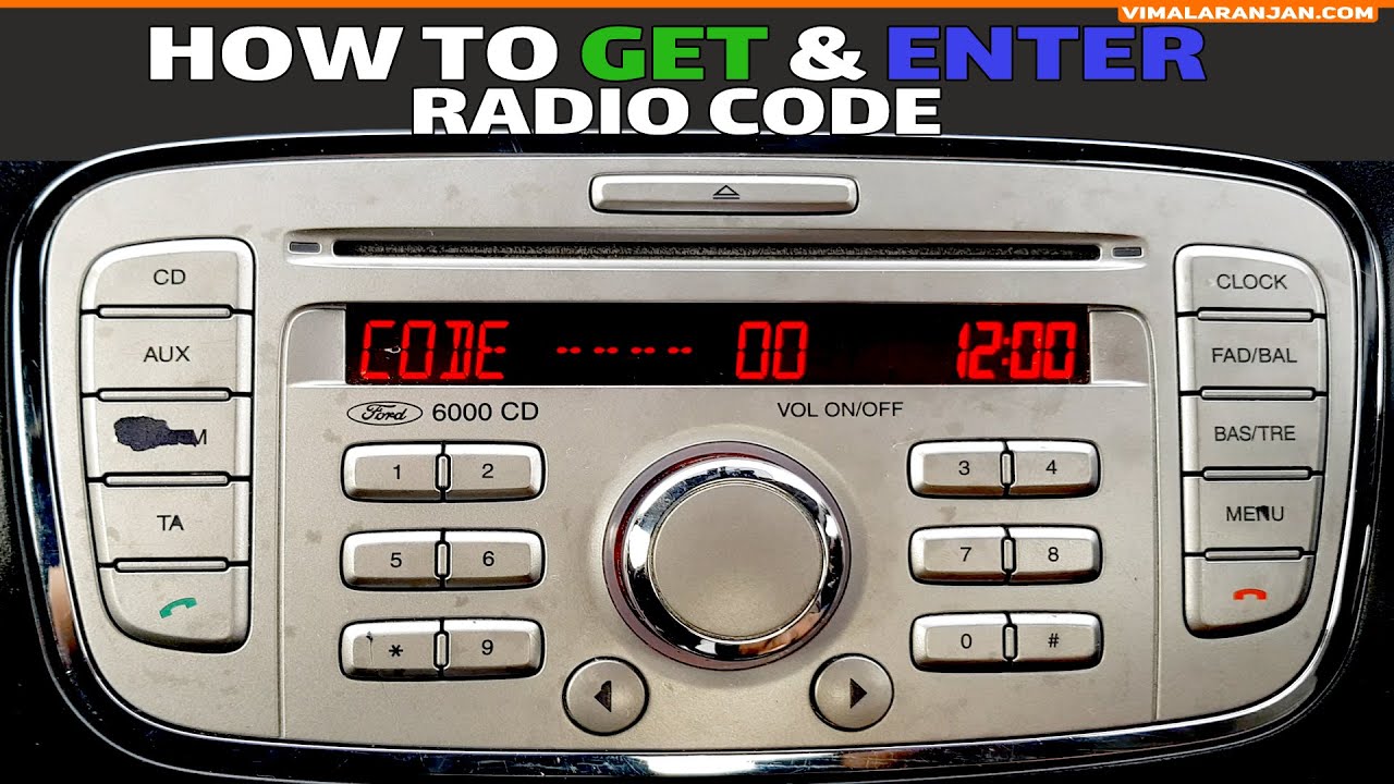 stereo code ford focus