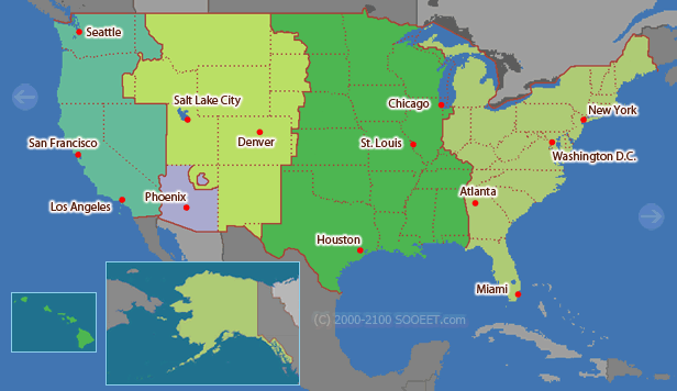 time zone of houston