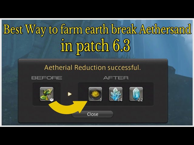 earthbreak aethersand ffxiv