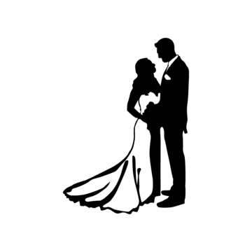 christian wedding clipart black and white