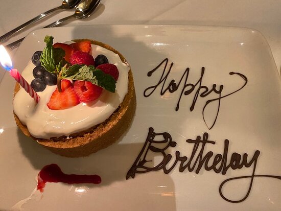 ruth chris birthday dessert