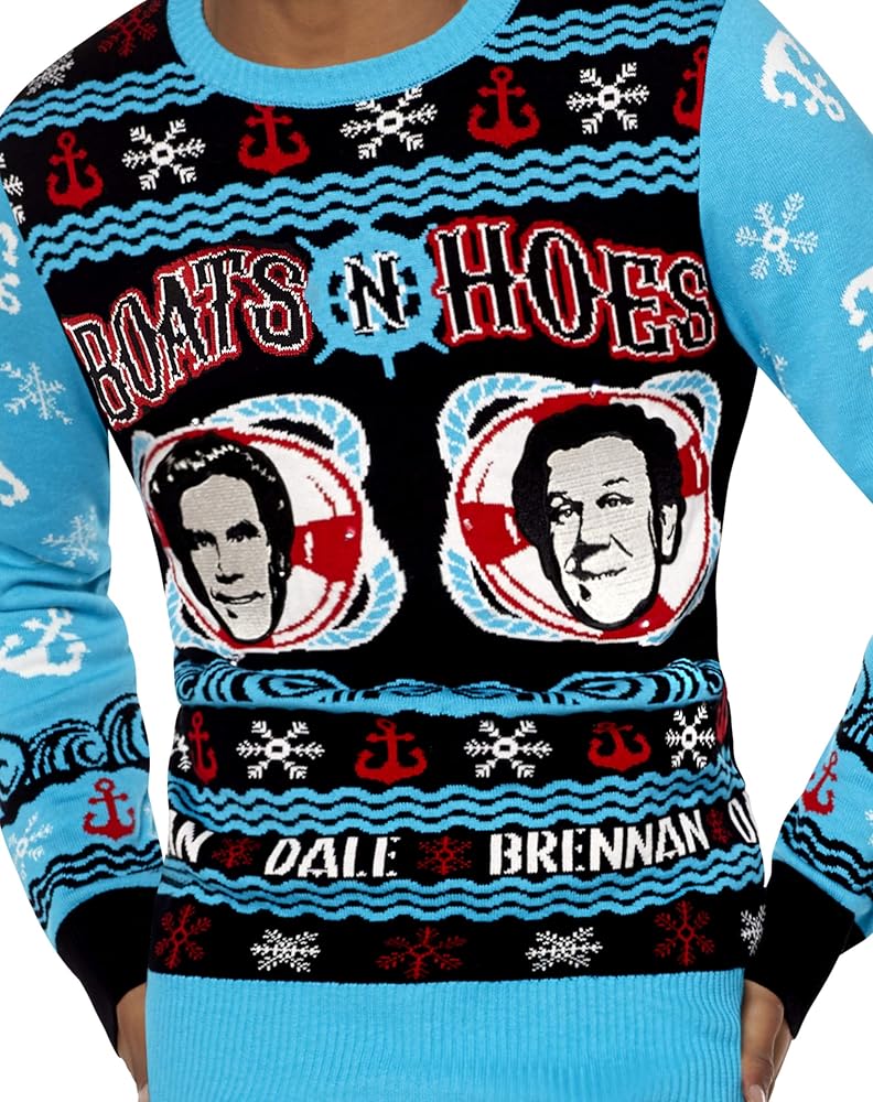 boats and hoes ugly sweater