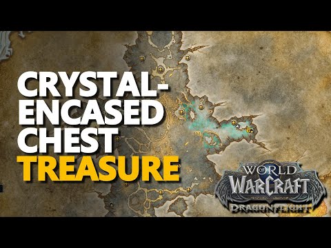 crystal encased chest