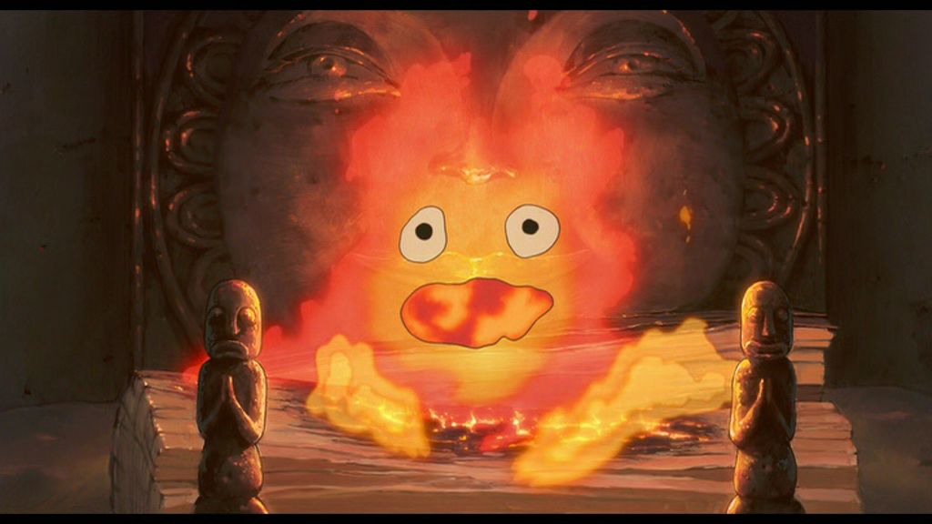 fire howls moving castle