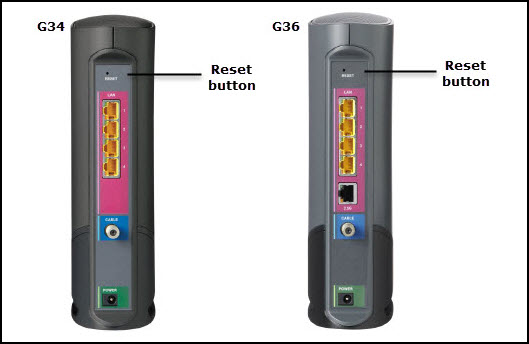 how to restart arris router