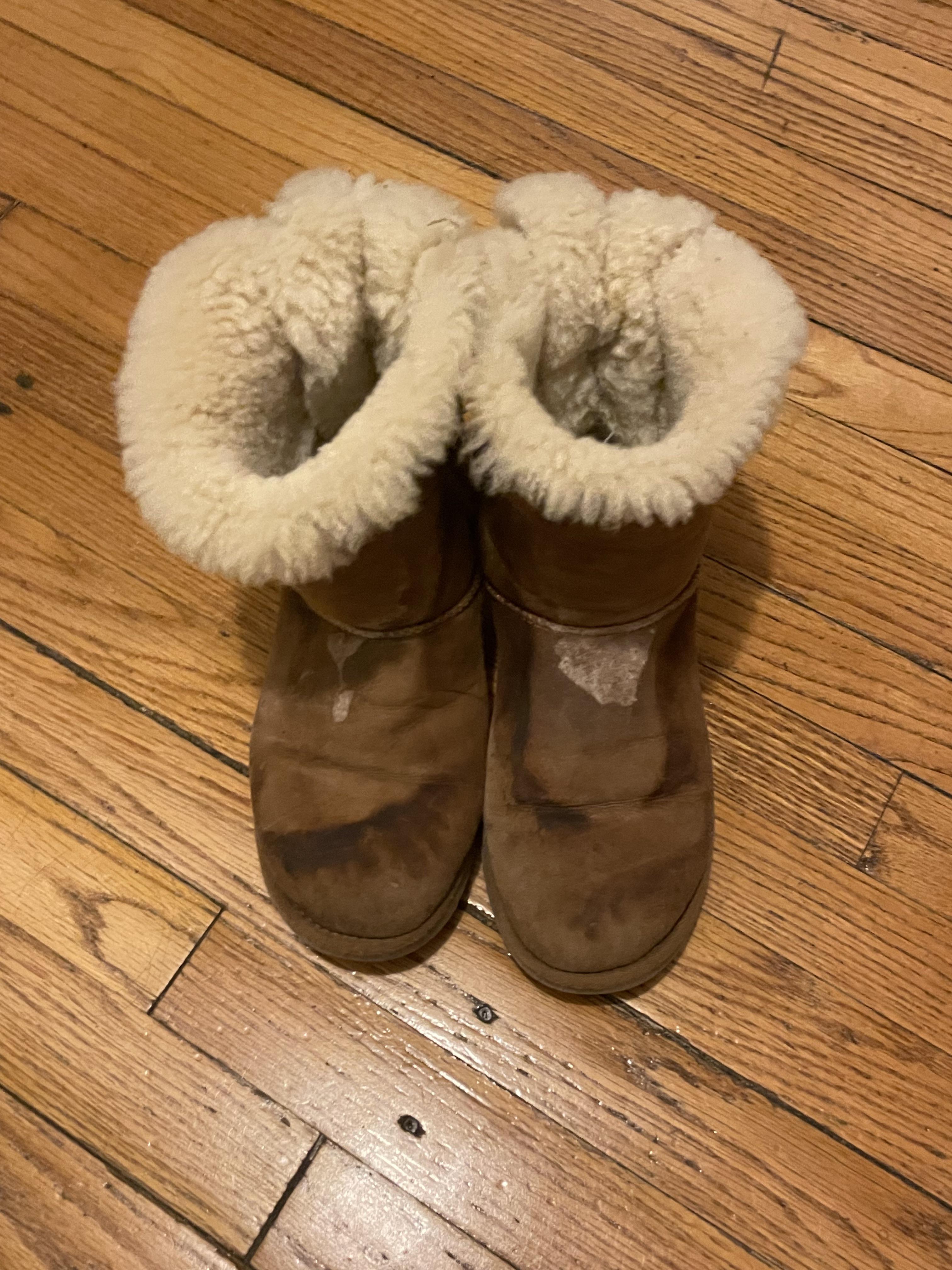 how to get salt stains out of ugg boots