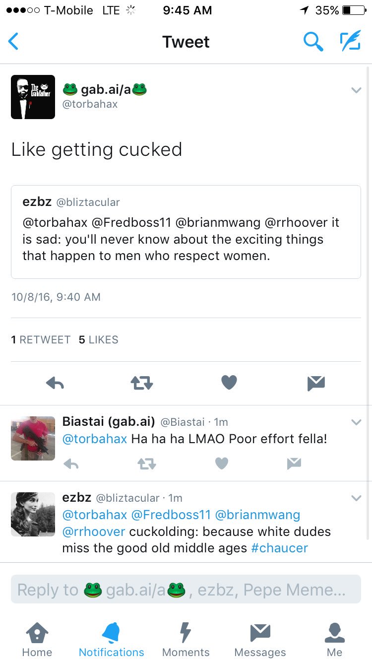 cuck on twitter