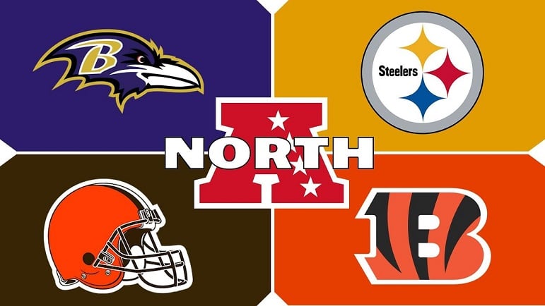 steelers afc north standings