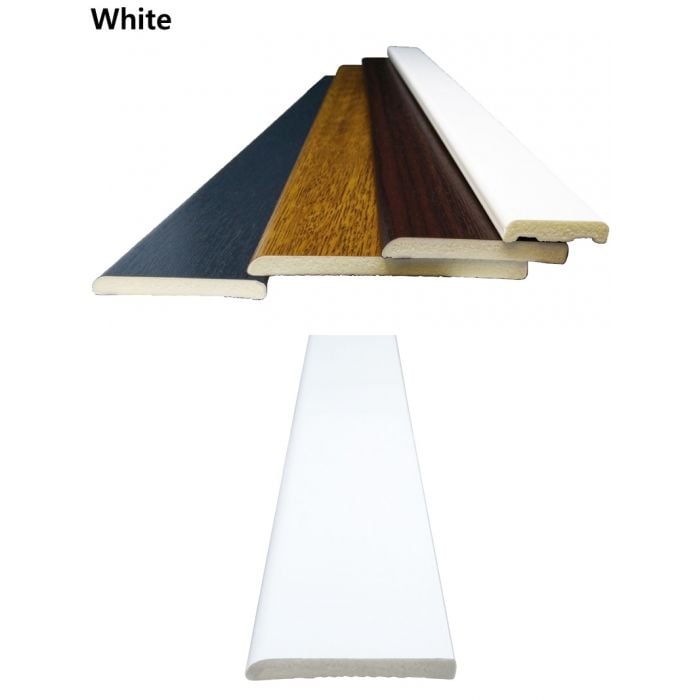 upvc door trim white